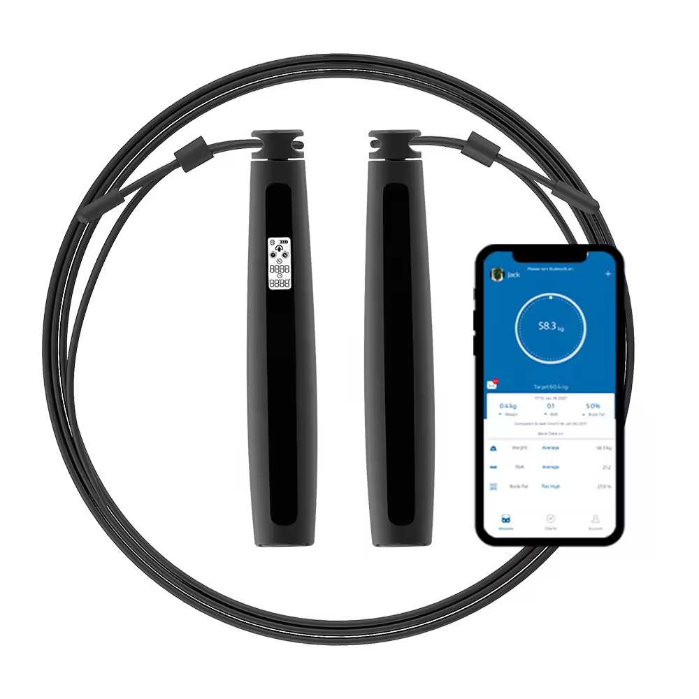 Smart Jump Rope Digital Counter - Corda per saltare intelligente per il